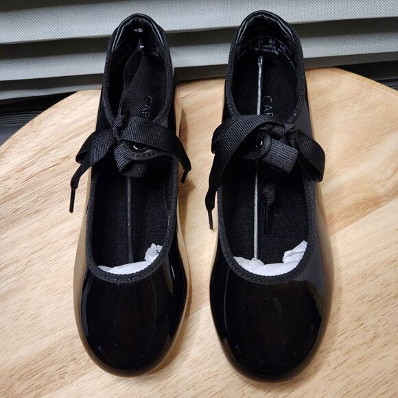 Capezio  | Tap Dance Shoes | Girls Size 4 Black - Picture 9 of 11